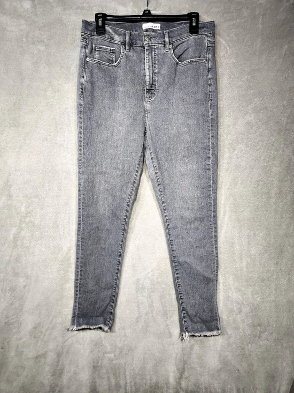 LOFT Skinny Jeans Gray Waist 29